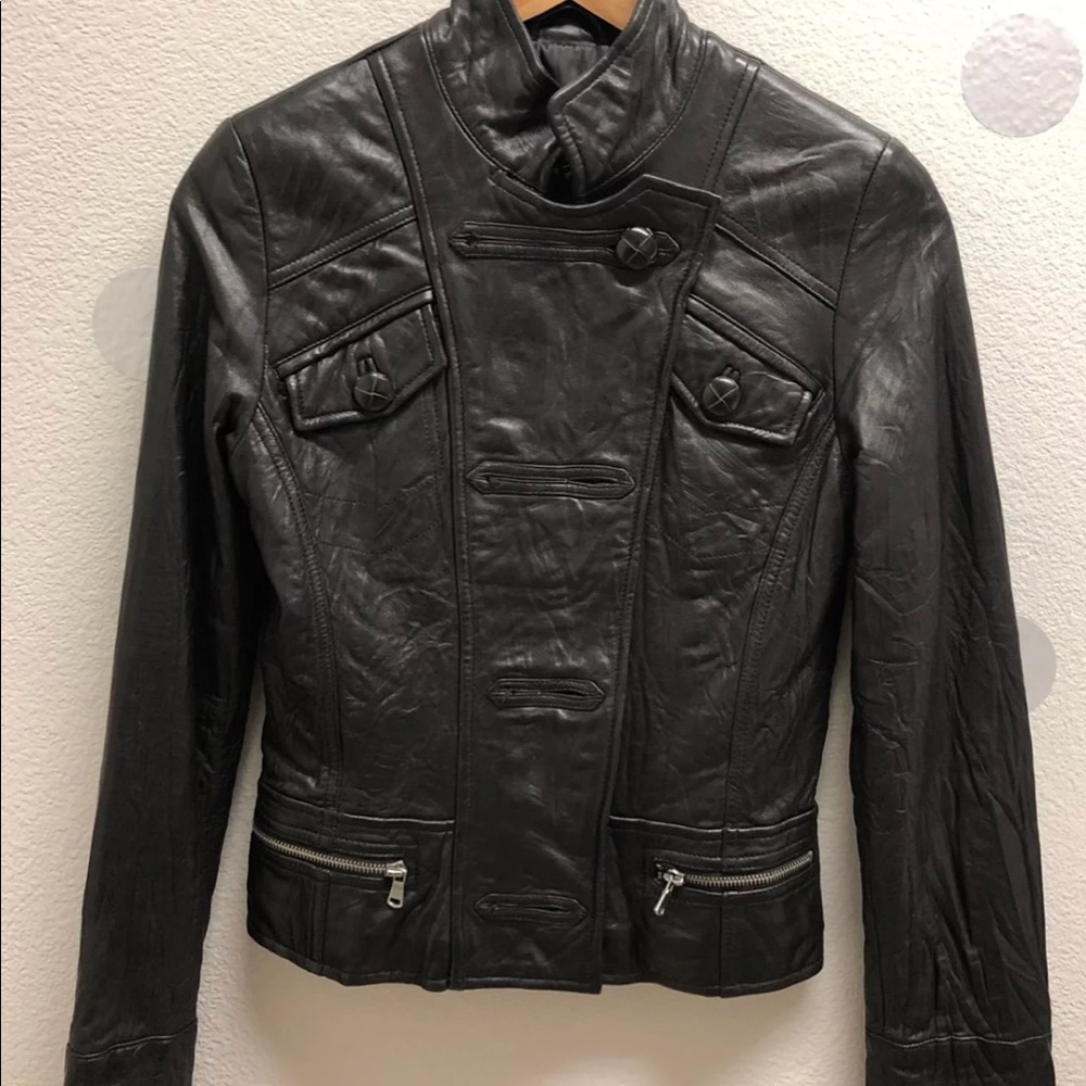 Faux Leather Jacket